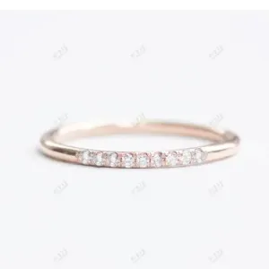 0.06CTW Diamond Stackable Wedding Band