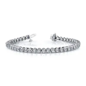 14K Diamond and Gold Tennis Bracelet