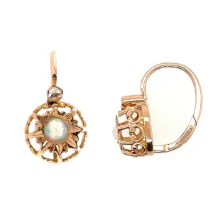 14k Opal Earrings