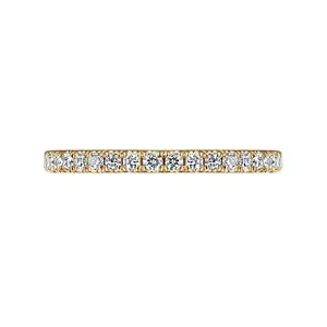 14K Yellow Gold Stackable Diamond Ring