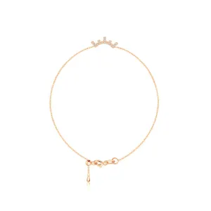 18k Gold Eyelash Shape Diamond Bracelet