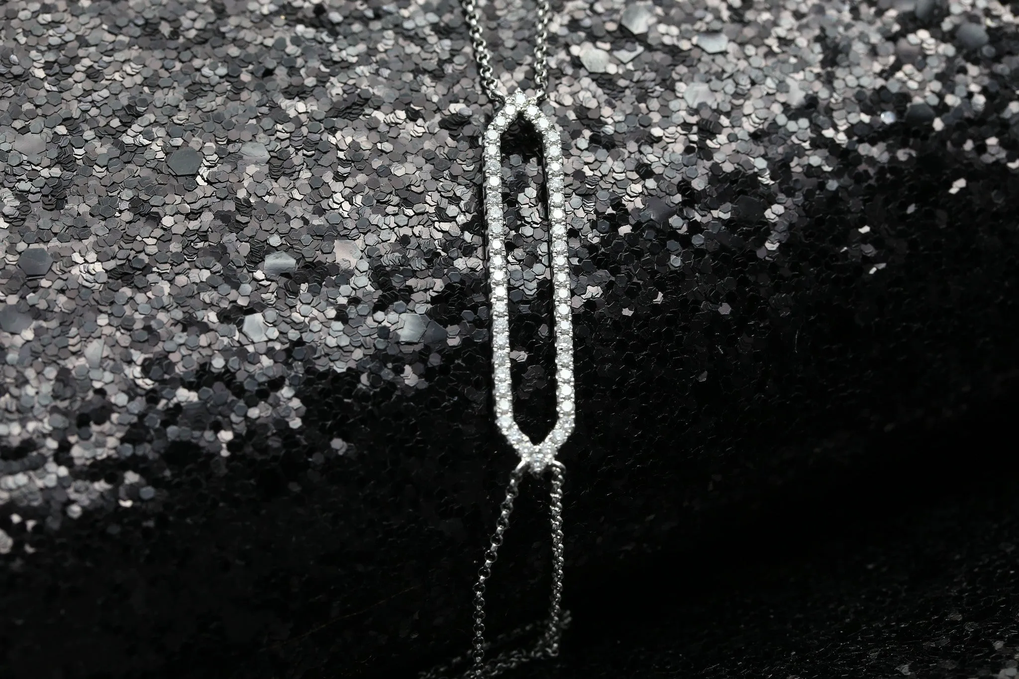 18k Gold Hexagonal Shape 2 Way Diamond Bracelet