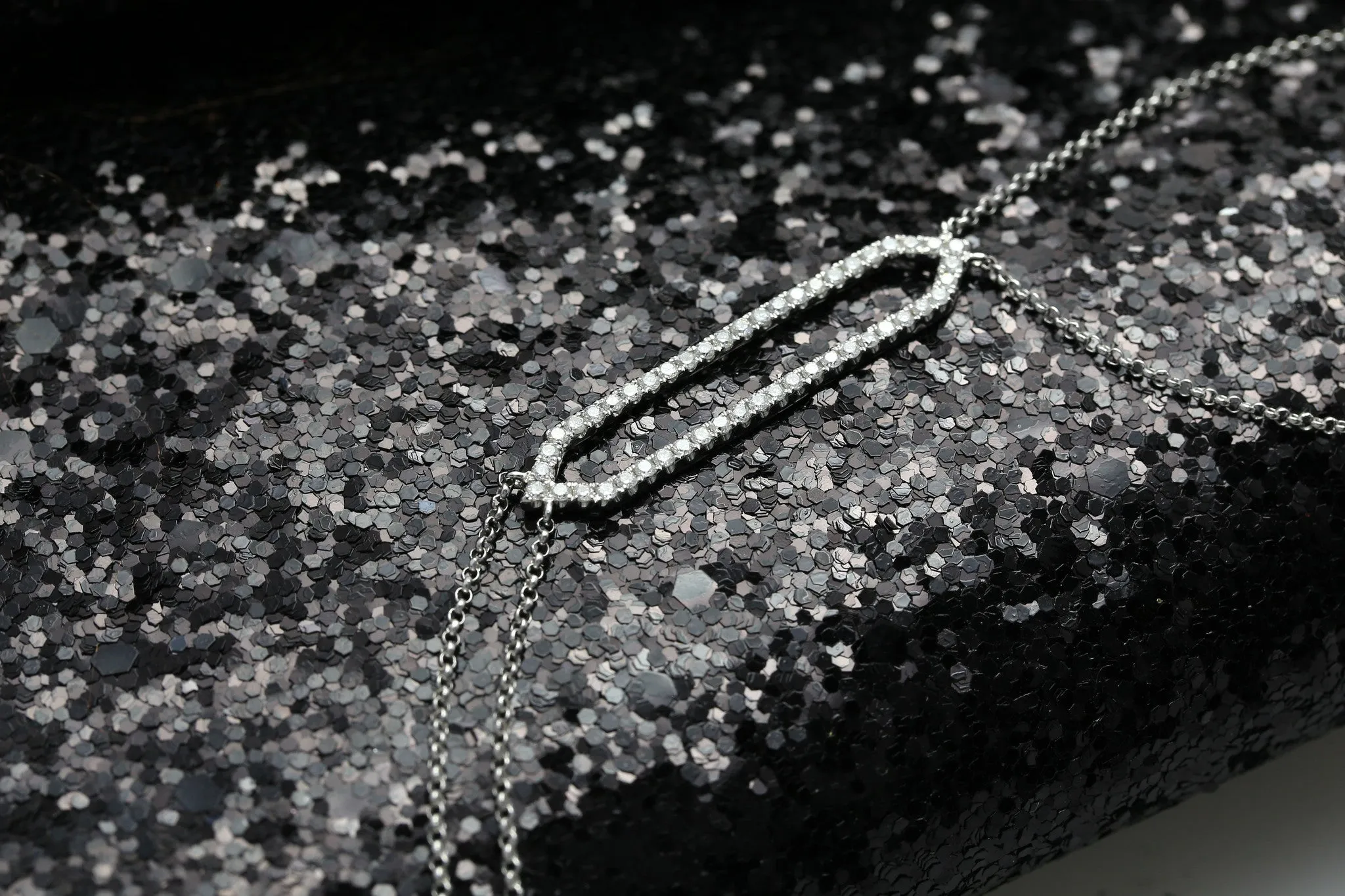 18k Gold Hexagonal Shape 2 Way Diamond Bracelet