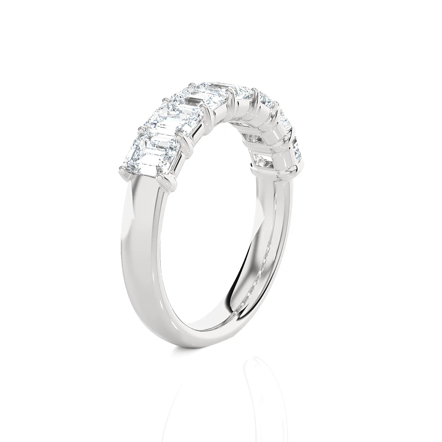 2 ctw Baguette Lab Grown Diamond Anniversary Ring