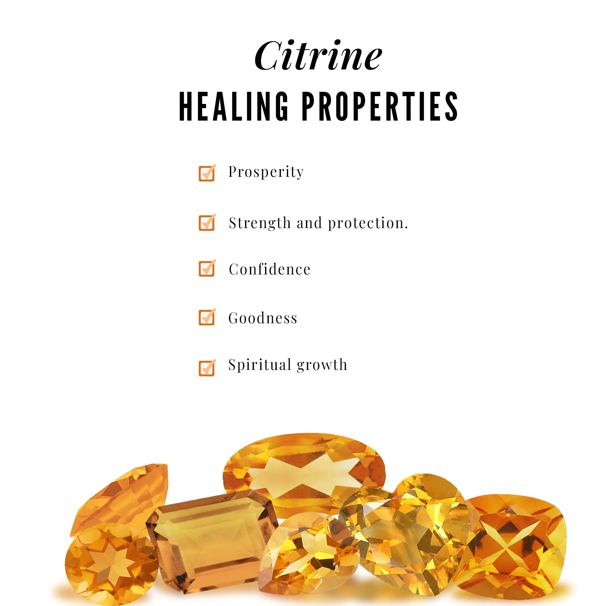 2.25 CT Citrine and Moissanite Statement Wedding Ring Set