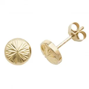 9ct Yellow Gold Stud Earrings ES540