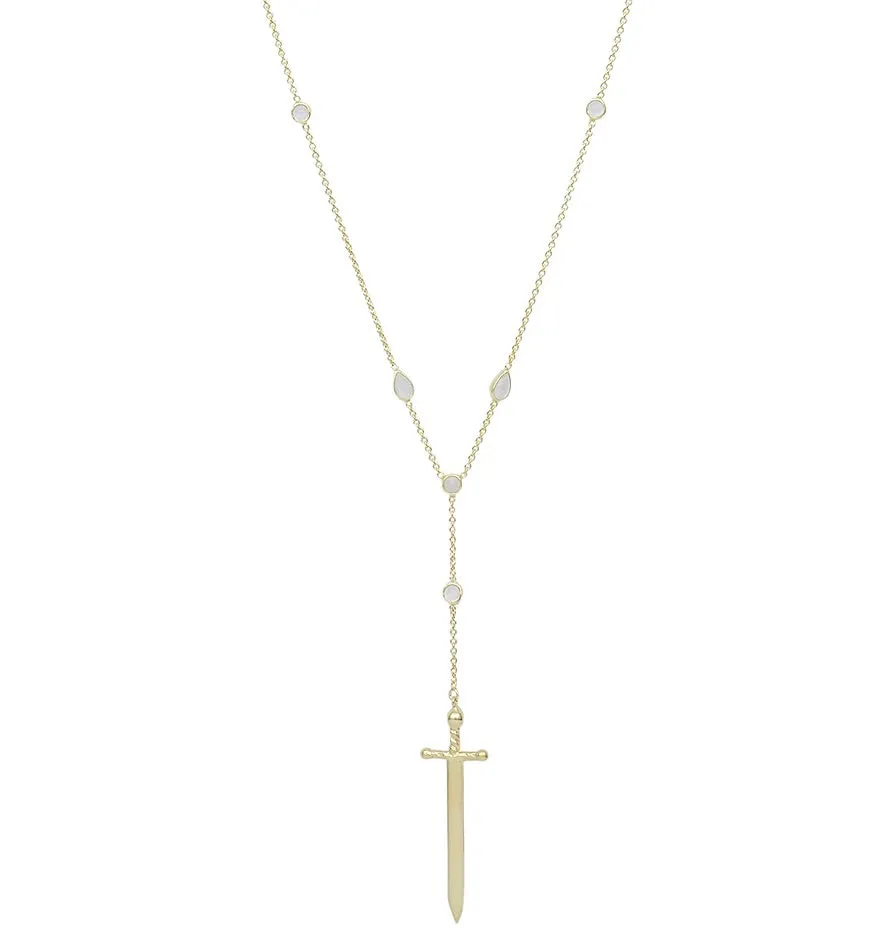 Ace of swords 14K Gold Vermeil Necklace