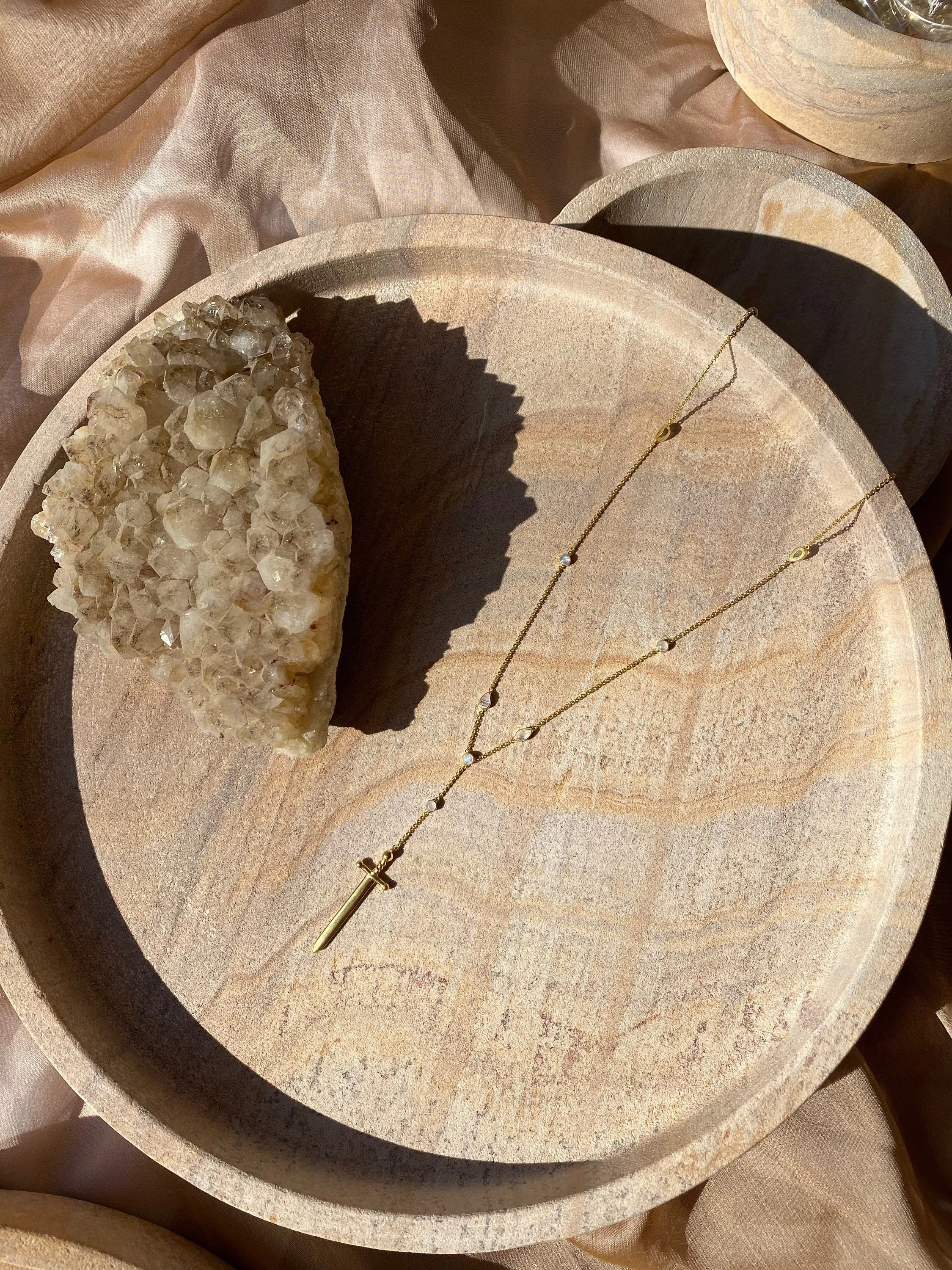 Ace of swords 14K Gold Vermeil Necklace