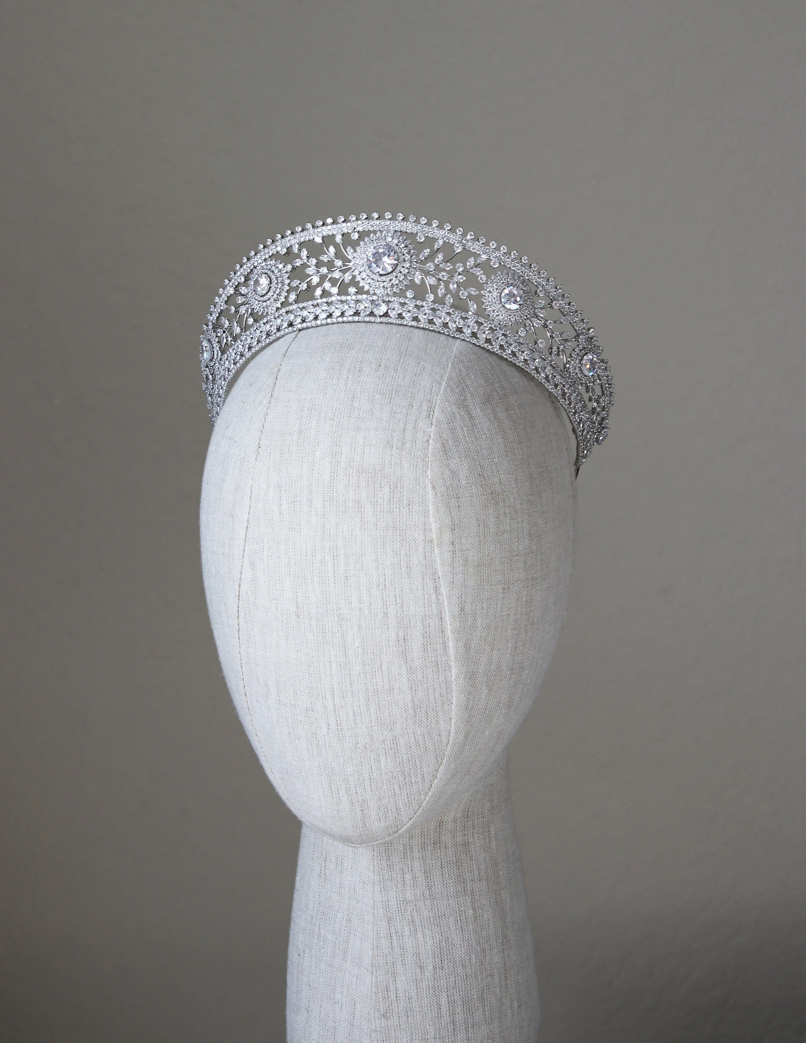 ANASTASIA Simulated Diamond Kokoshnik Tiara