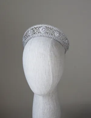 ANASTASIA Simulated Diamond Kokoshnik Tiara