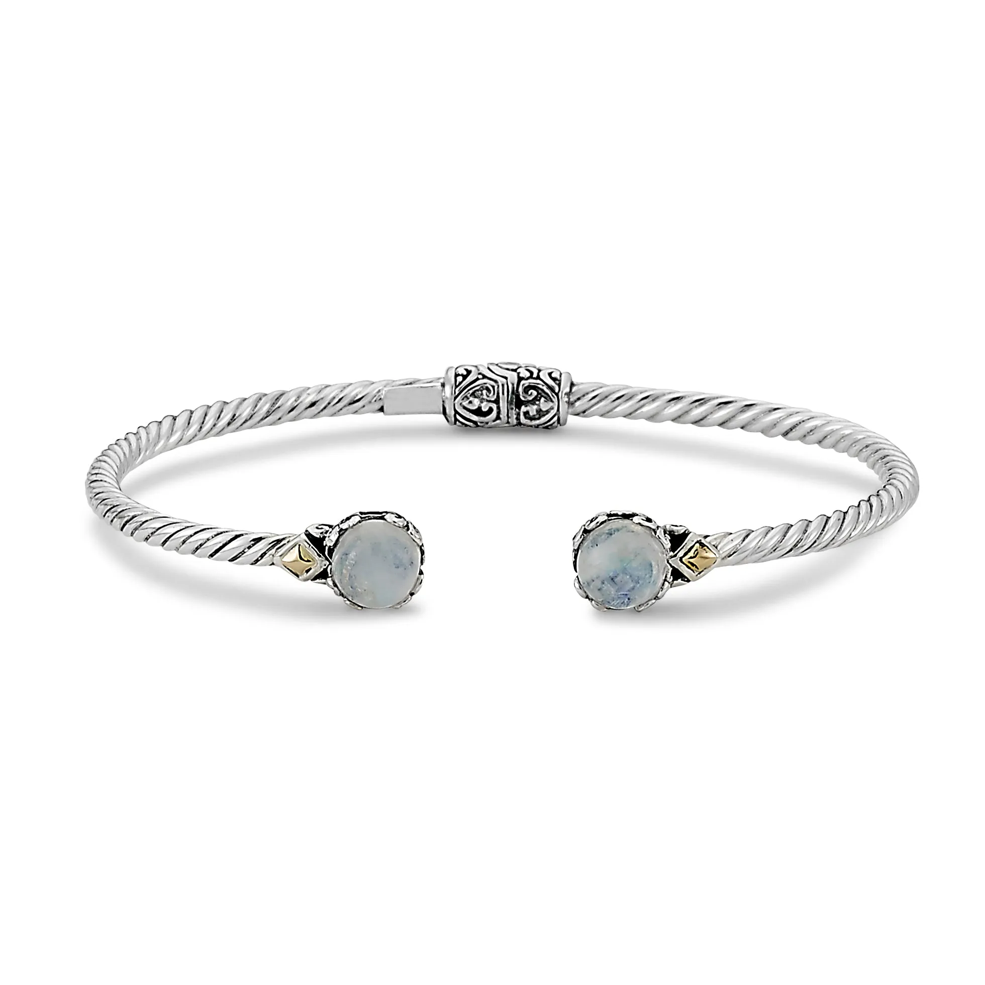 Bali Moonstone Bangle Bracelet