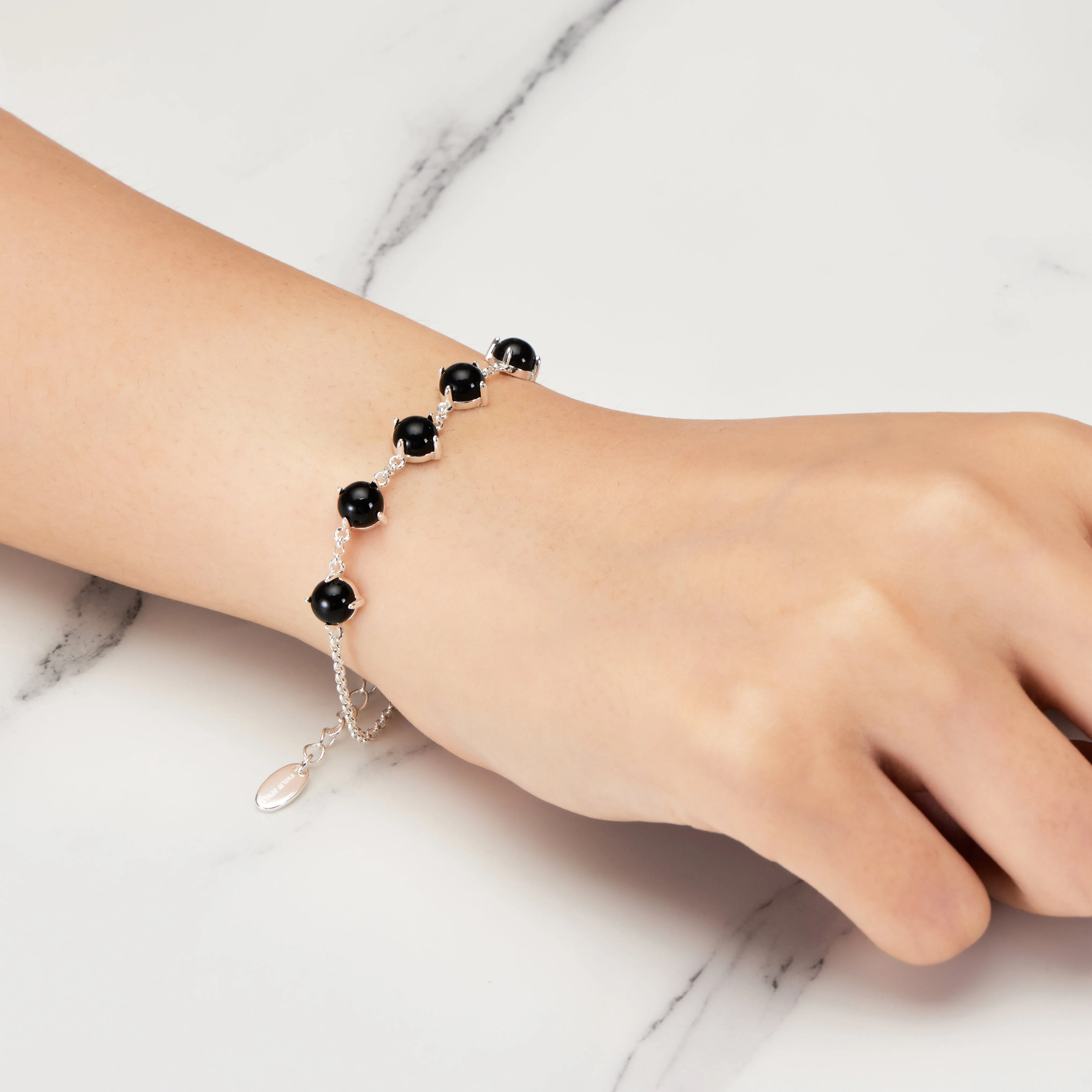 Black Onyx Gemstone Bracelet