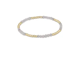 Blissful Pattern 2.5mm Bead Bracelet - Moonstone by enewton