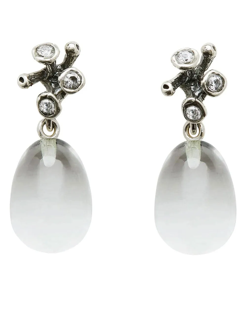 Blossom Quartz Drop Earrings