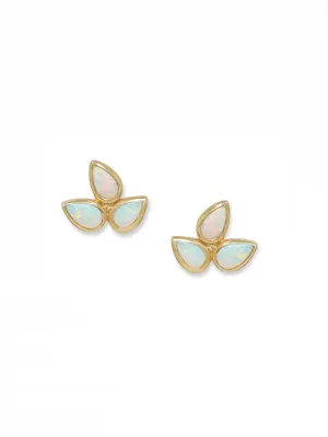 Bouquet Fleur de Lis Studs