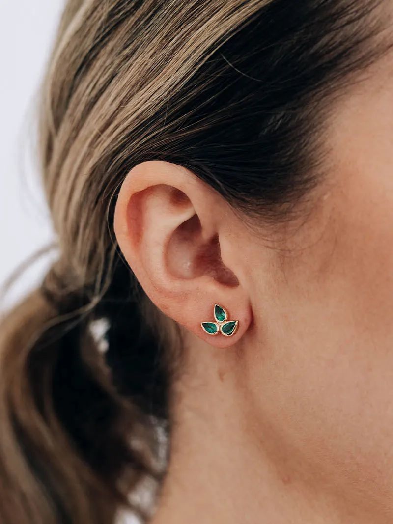 Bouquet Fleur de Lis Studs