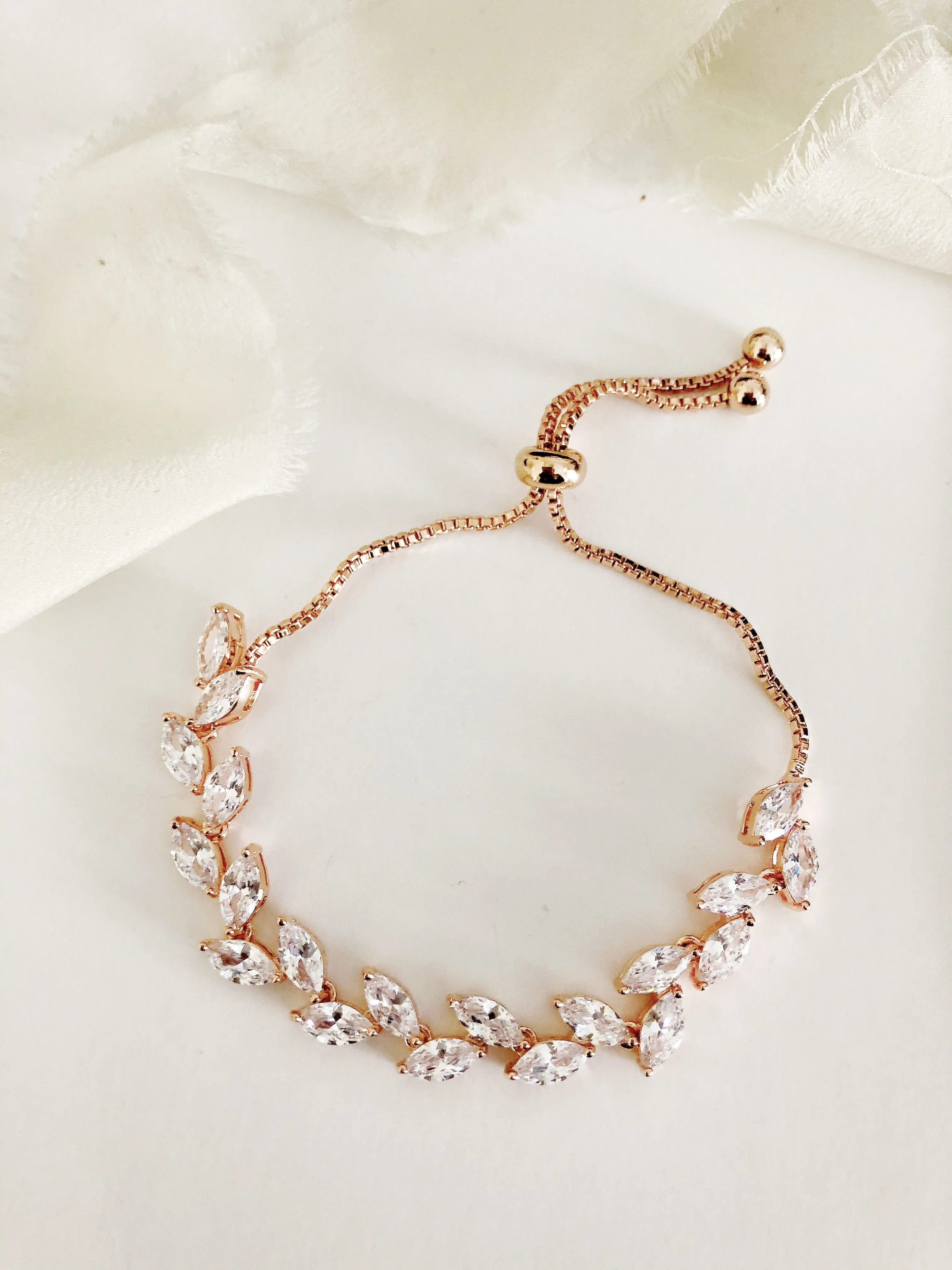 Bridesmaid Set of 4 Kelly Adjustable Bracelets
