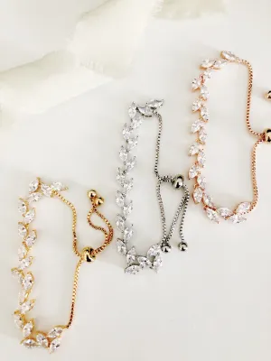 Bridesmaid Set of 4 Kelly Adjustable Bracelets