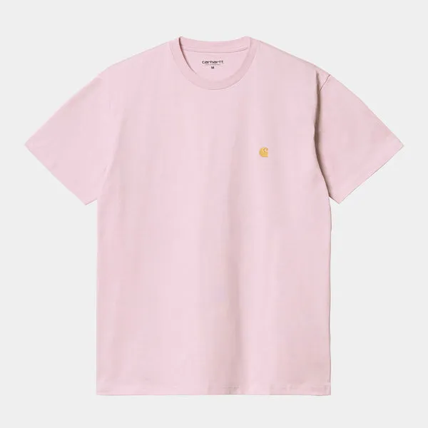 Carhartt WIP Chase T-Shirt - Pale Quartz / Gold