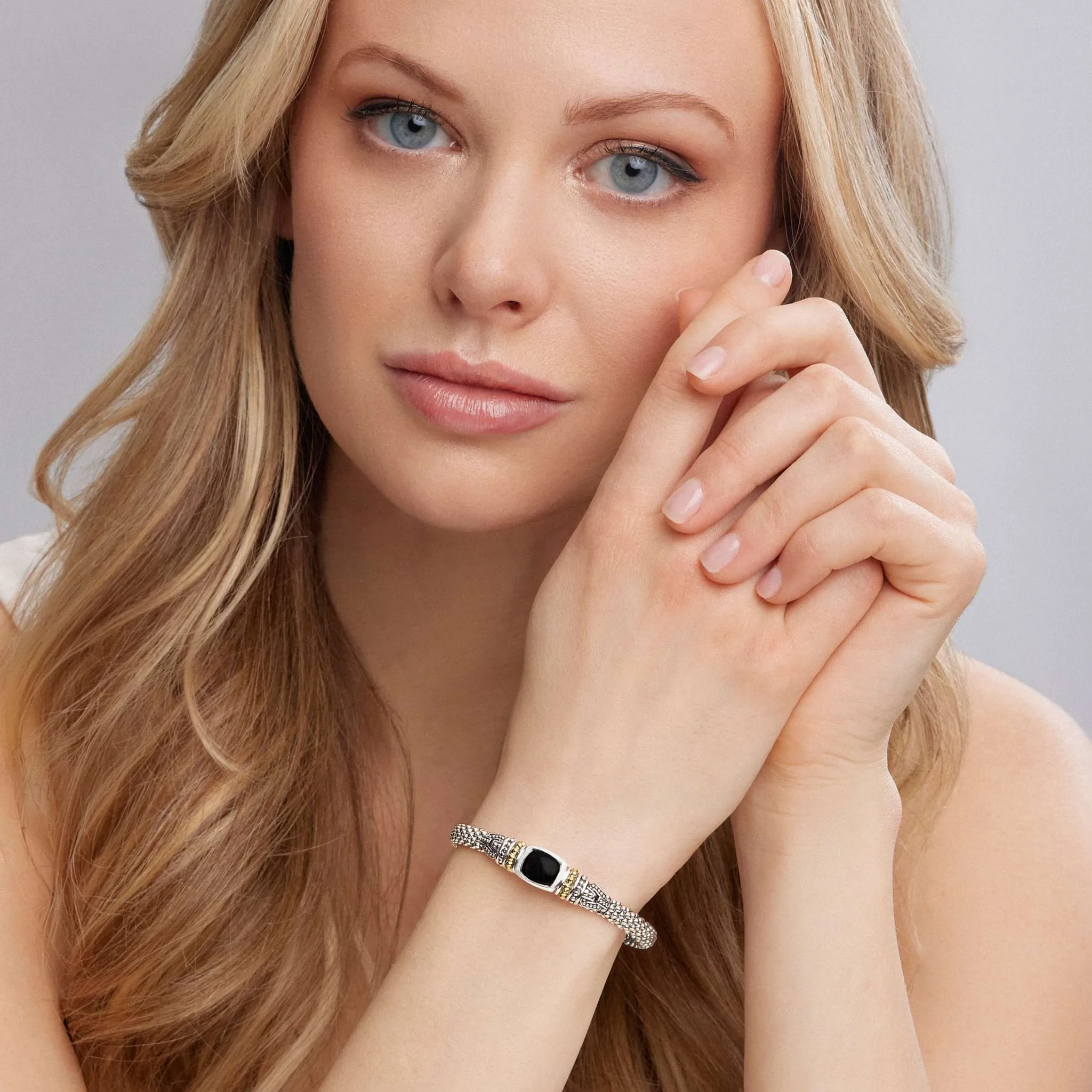 Caviar Color Onyx Caviar Bracelet | 6mm