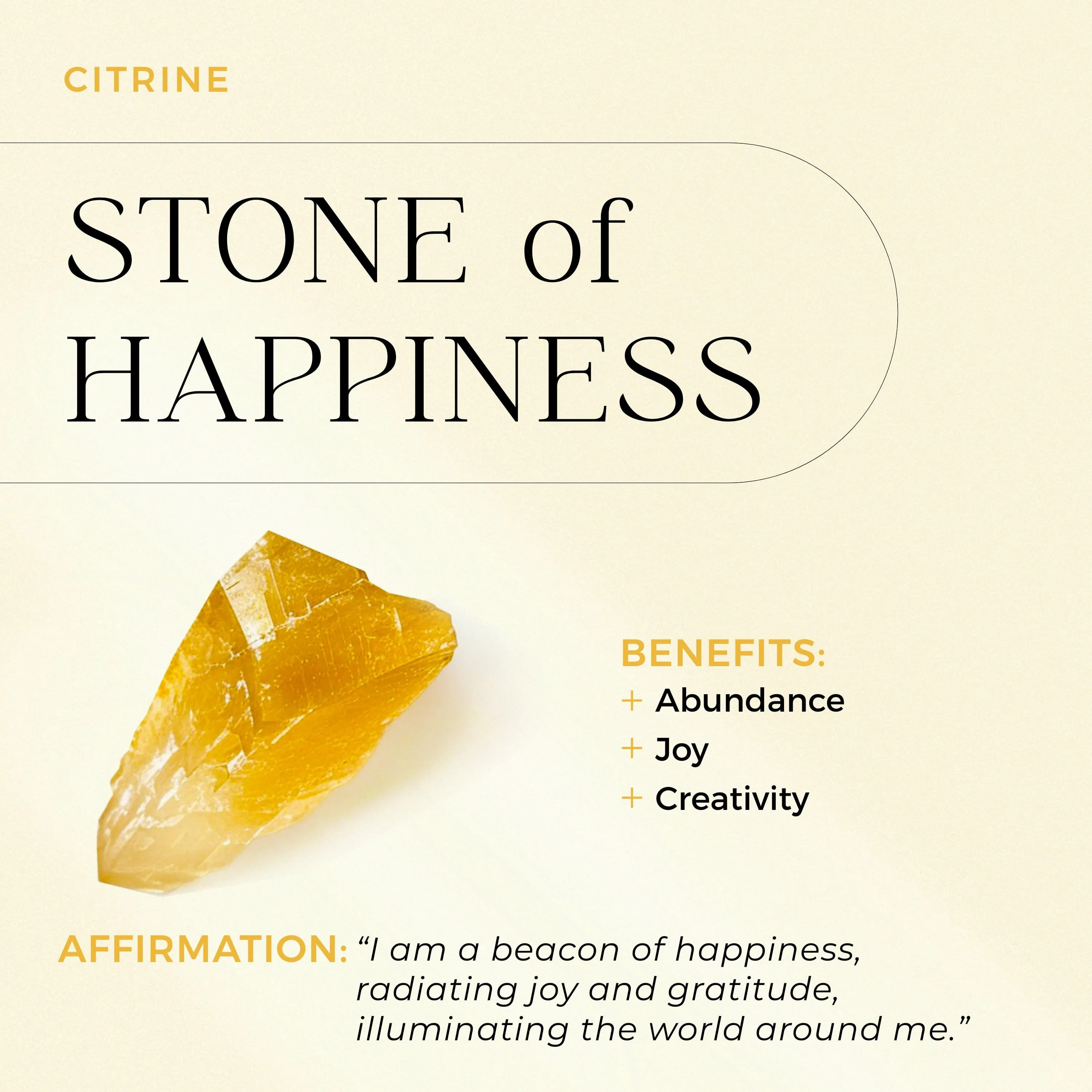 Citrine Diamond Necklace Sway - November Birthstone