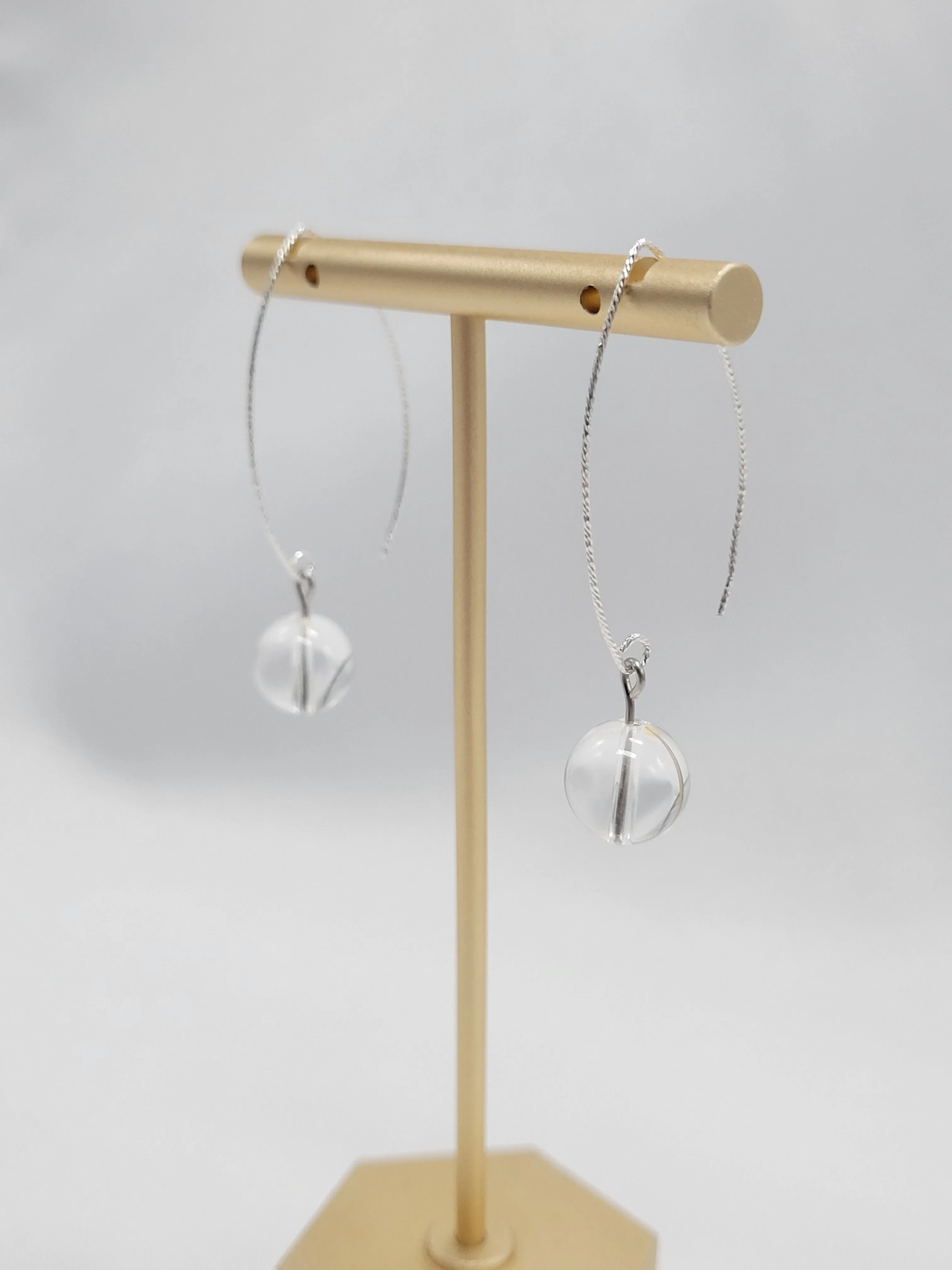 Clear Quartz Earrings