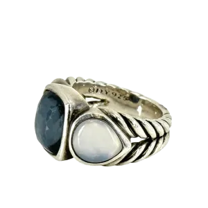 DAVID YURMAN Sterling Silver HEMETINE  MOONSTONE Womens Ring - Size 7