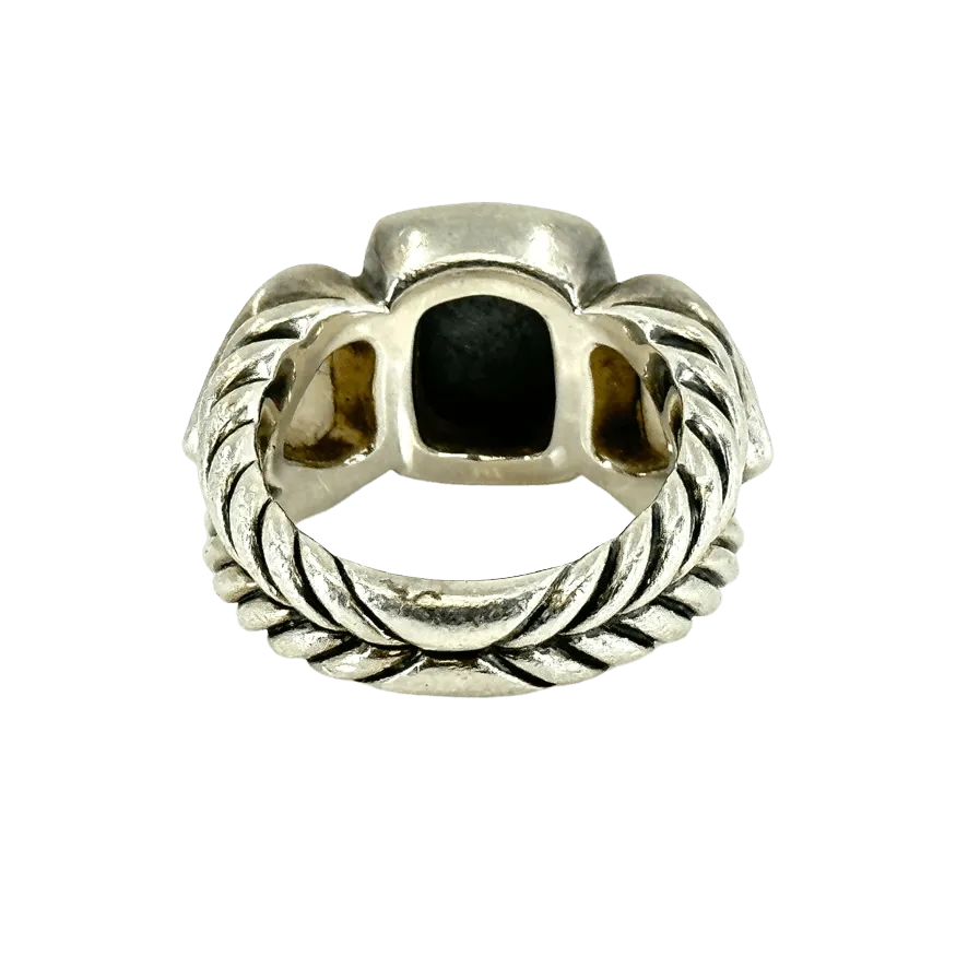 DAVID YURMAN Sterling Silver HEMETINE  MOONSTONE Womens Ring - Size 7