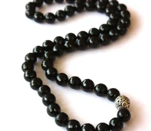 Devi Guru Bead Necklace- Black Onyx