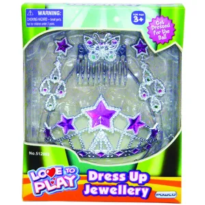 Dress Up Jewellery Set With Tiara