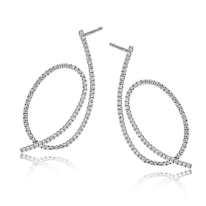 Earrings in 18k Gold with Diamonds