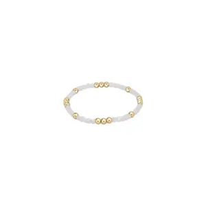 Enewton Worthy Pattern 3mm Bead Bracelet - Moonstone