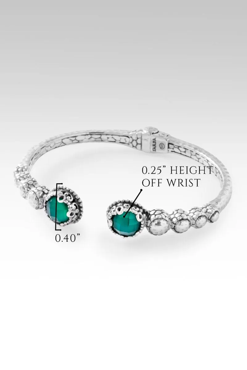 Faith in the Unseen Tip-to-Tip Bracelet™ in Green Onyx