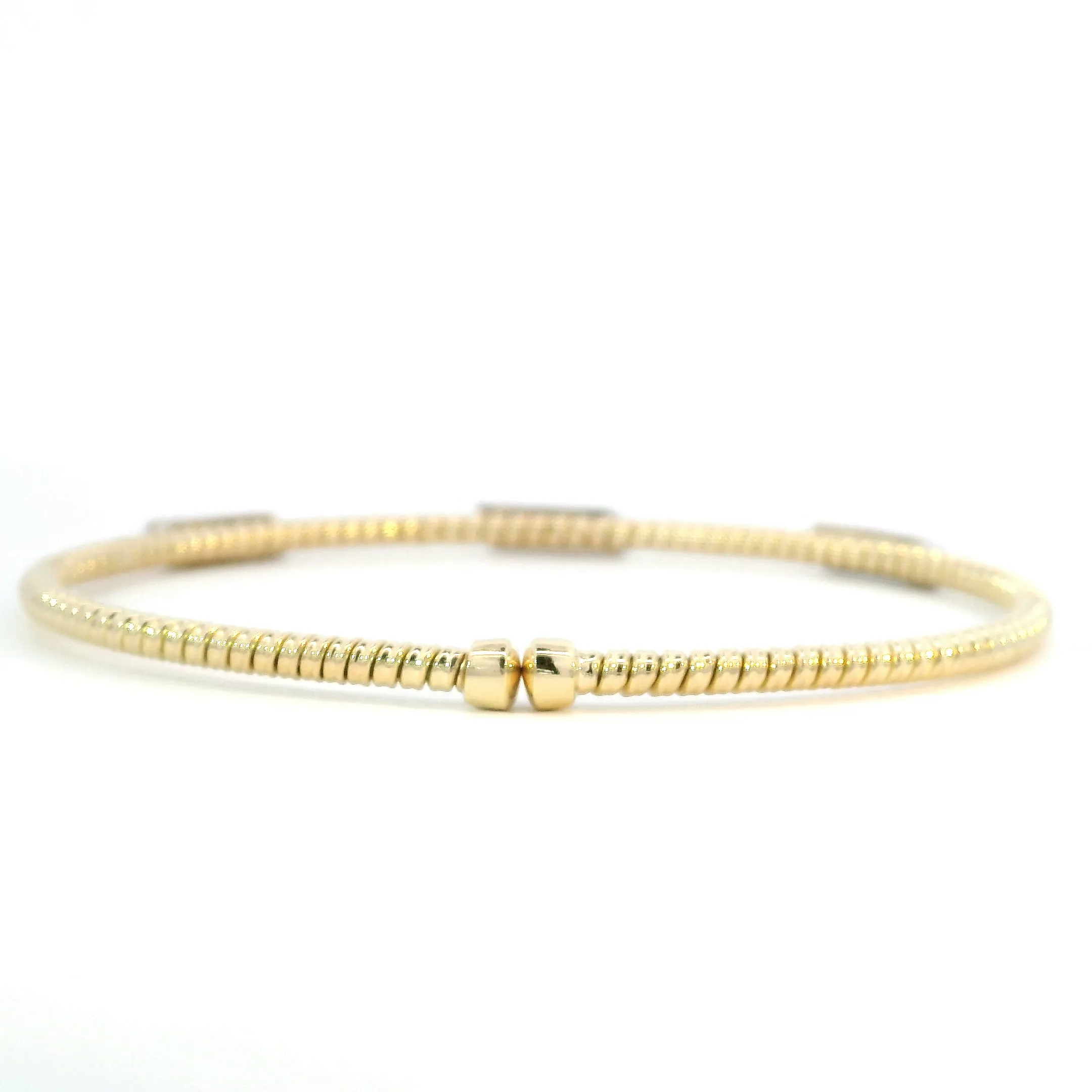 Flexible White Gold & Diamond Bracelet