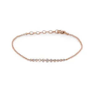 Floating Bezel Diamond Bracelet