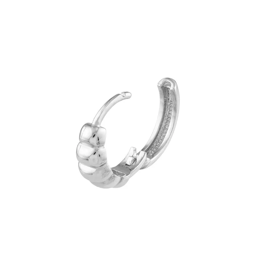 Gold Bubble Hoop Earrings