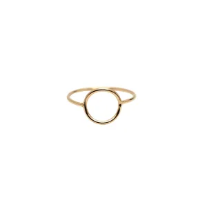 Gold Filled Full Moon Ring