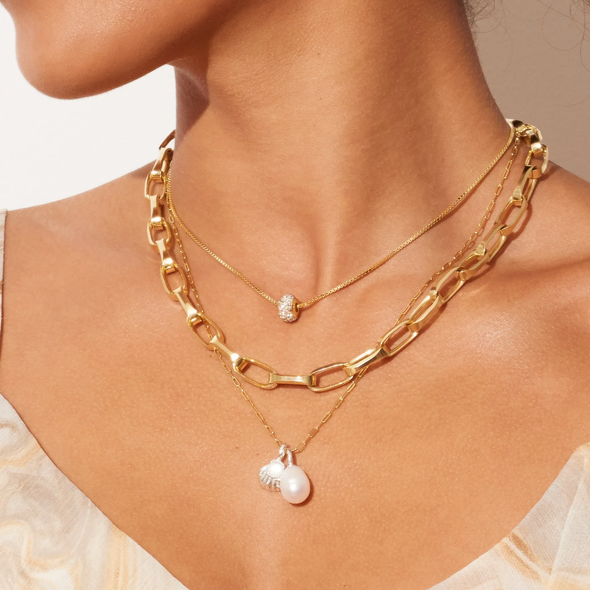 Golden Shell Charm