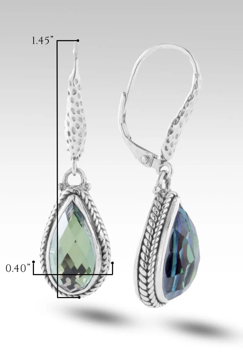 Good Nature Earrings™ in Chrome Chameleon™ Mystic Quartz