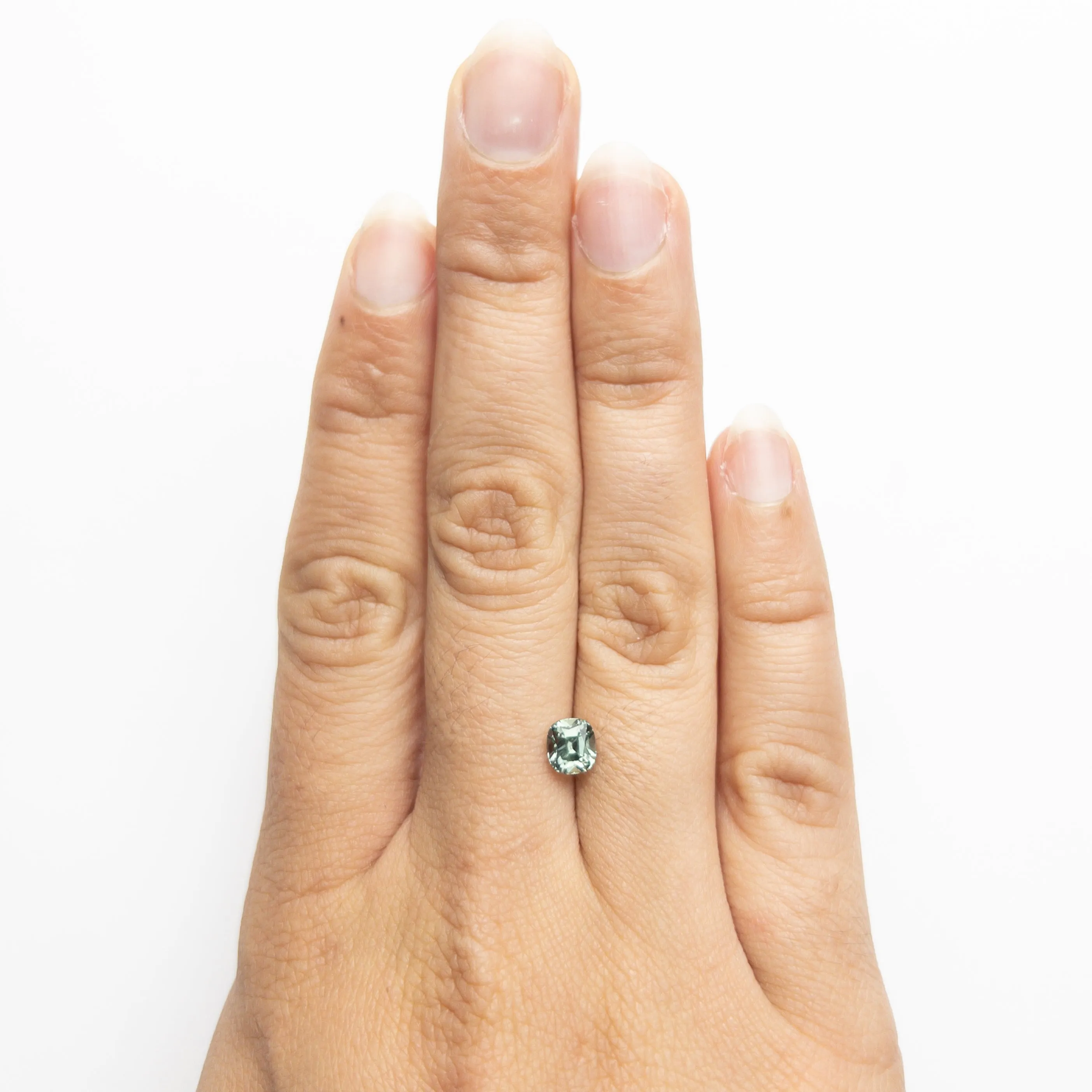 Green Brilliant Sapphire - 1.09ct Cushion
