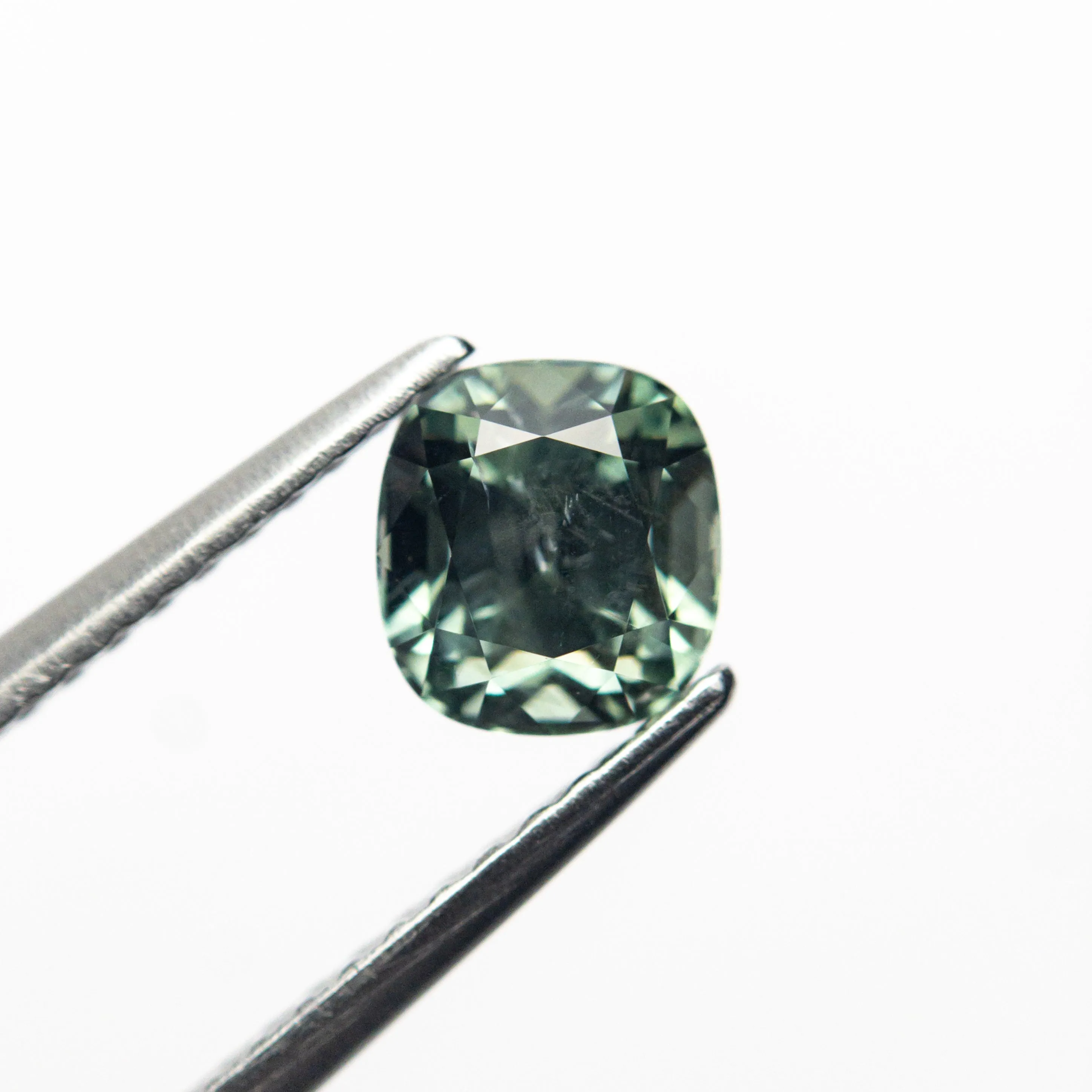Green Brilliant Sapphire - 1.09ct Cushion