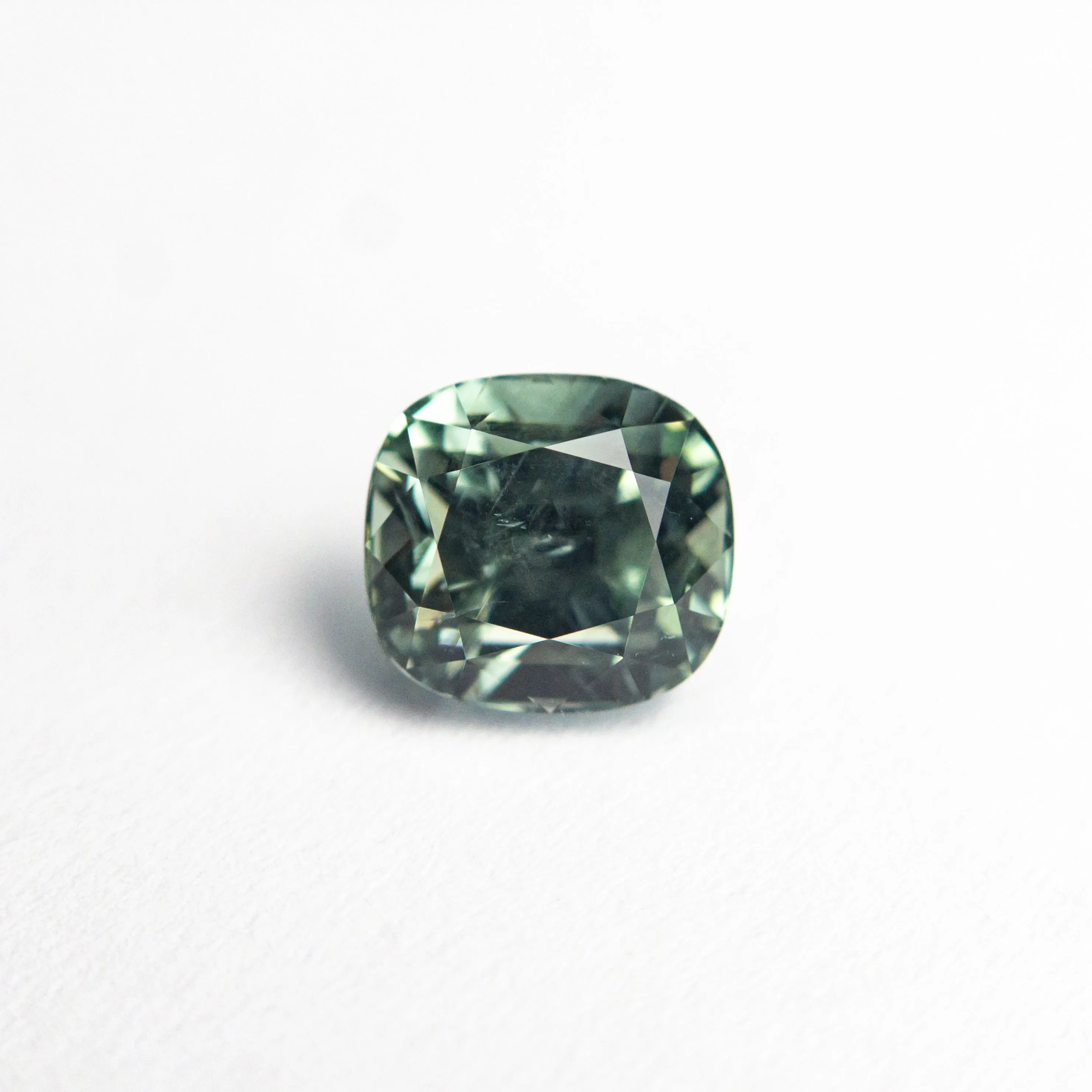 Green Brilliant Sapphire - 1.09ct Cushion