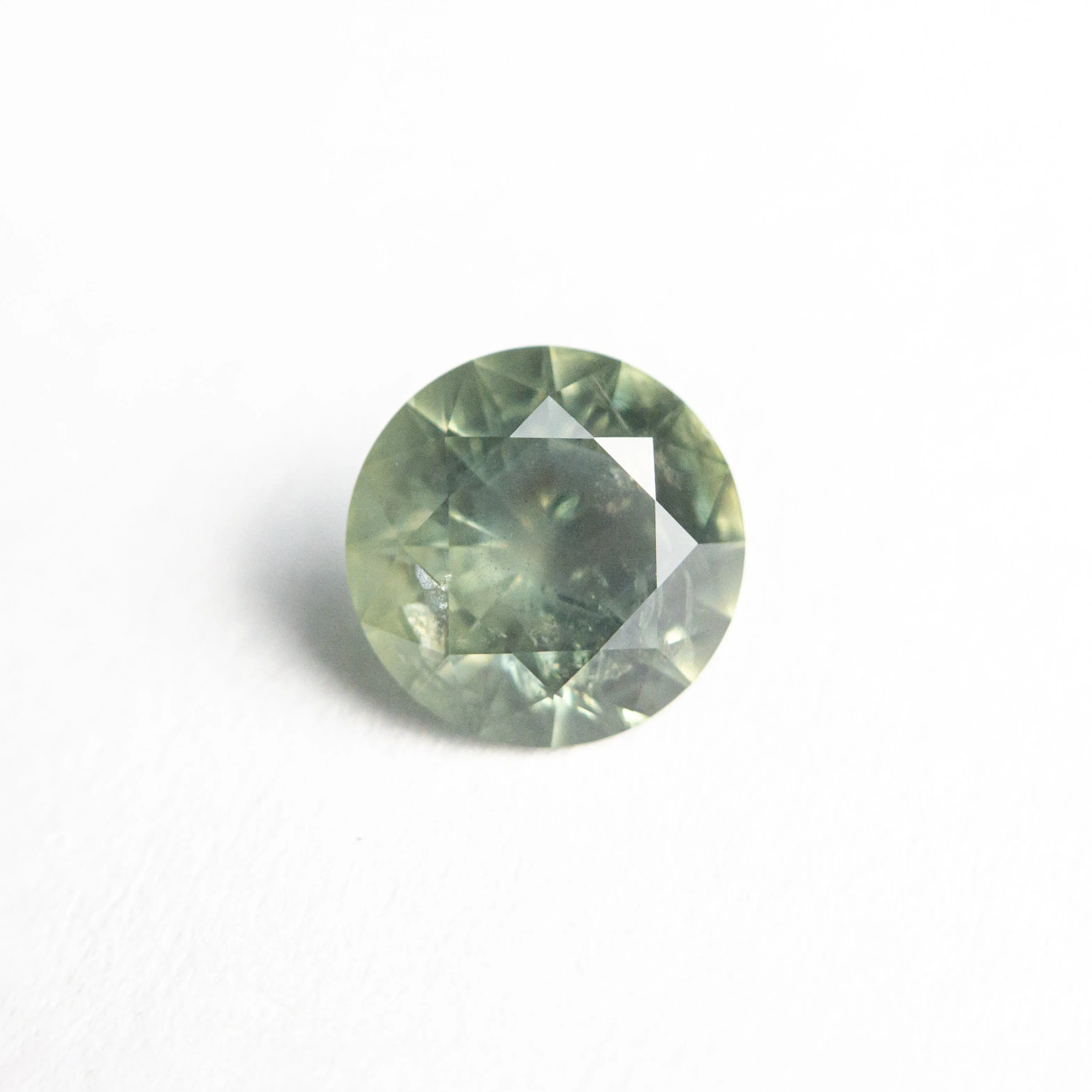 Green Brilliant Sapphire - 1.19ct Round
