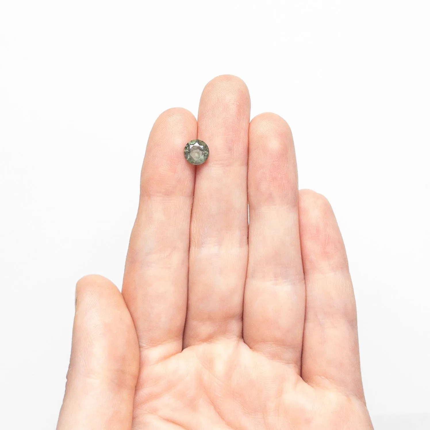 Green Brilliant Sapphire - 1.19ct Round