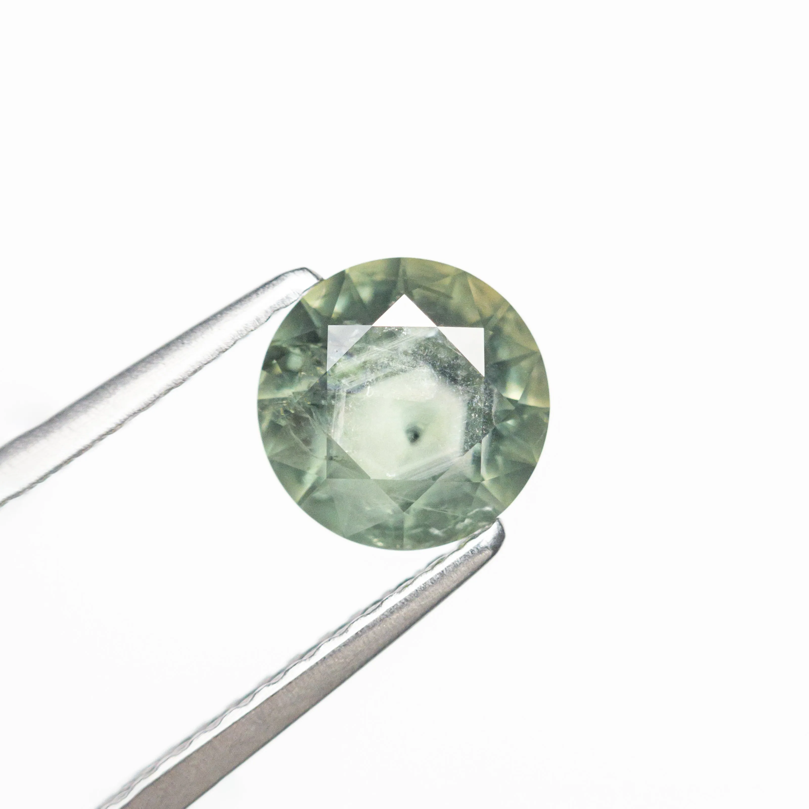 Green Brilliant Sapphire - 1.19ct Round