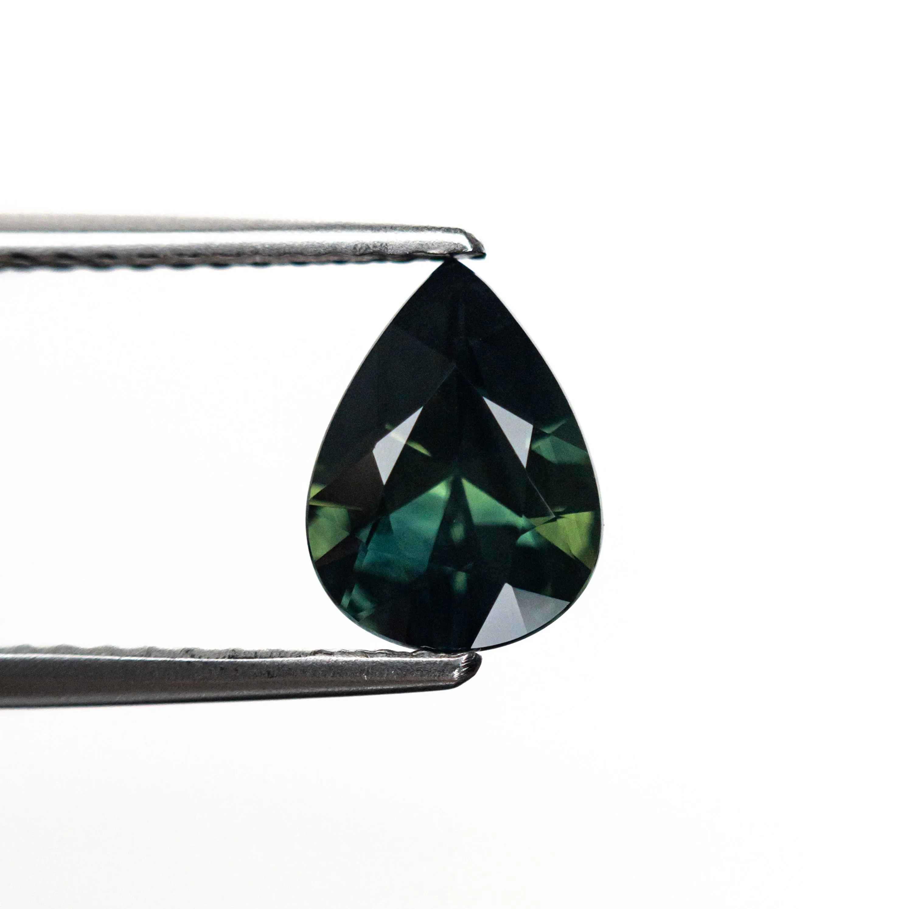 Green/Teal Brilliant Sapphire - 1.17ct Pear
