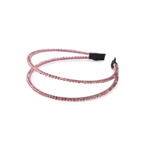 Halo Luxe Twinkle Double Tiara - Plum