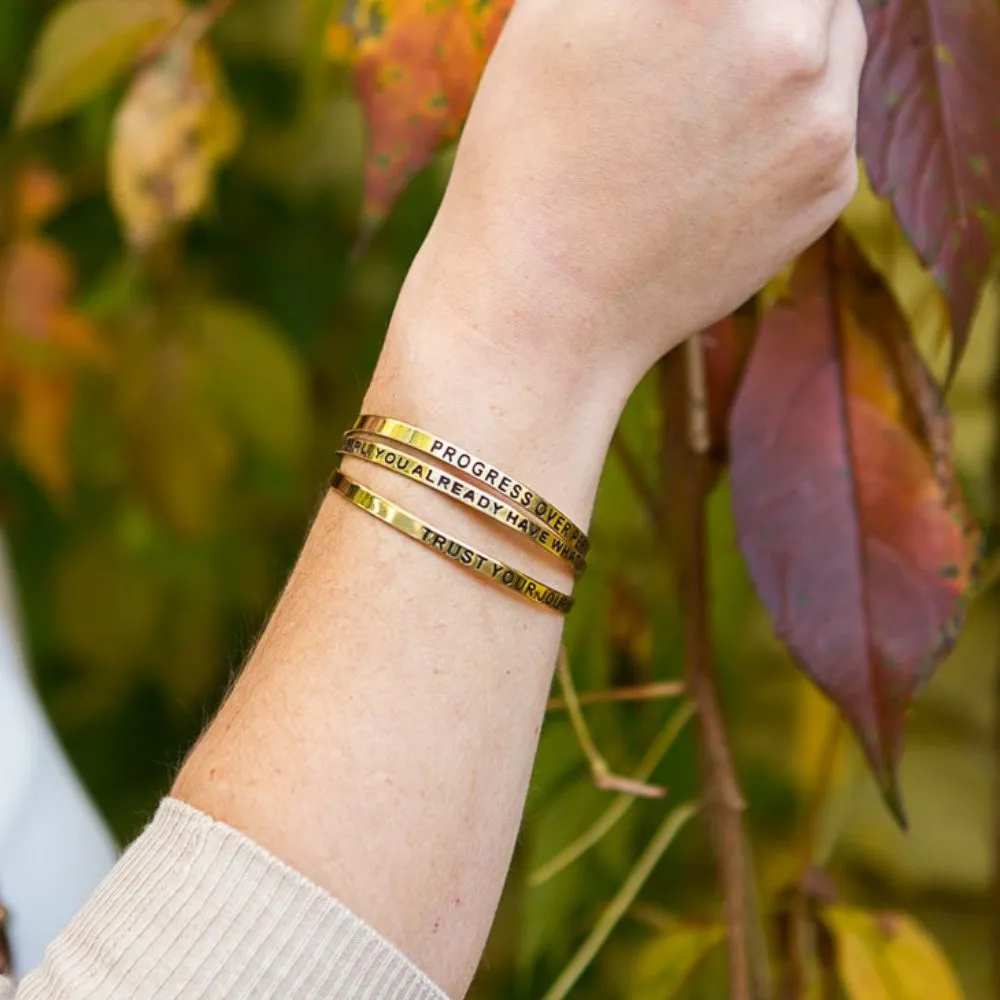 Have What It Takes Cuff - Brass