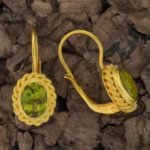 Hermione Highcastle Peridot Earrings