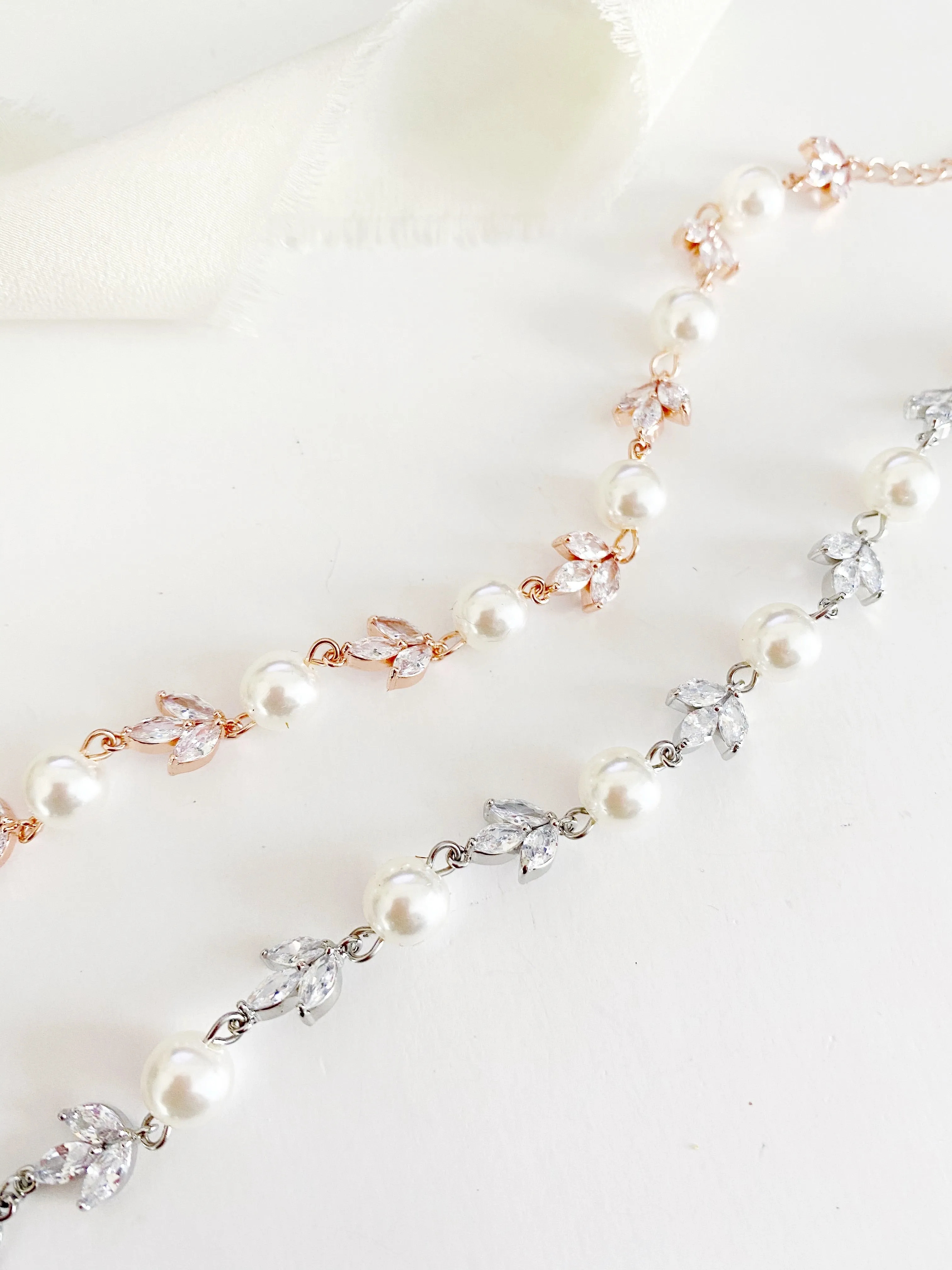 Jolie Pearl Bridal Bracelet